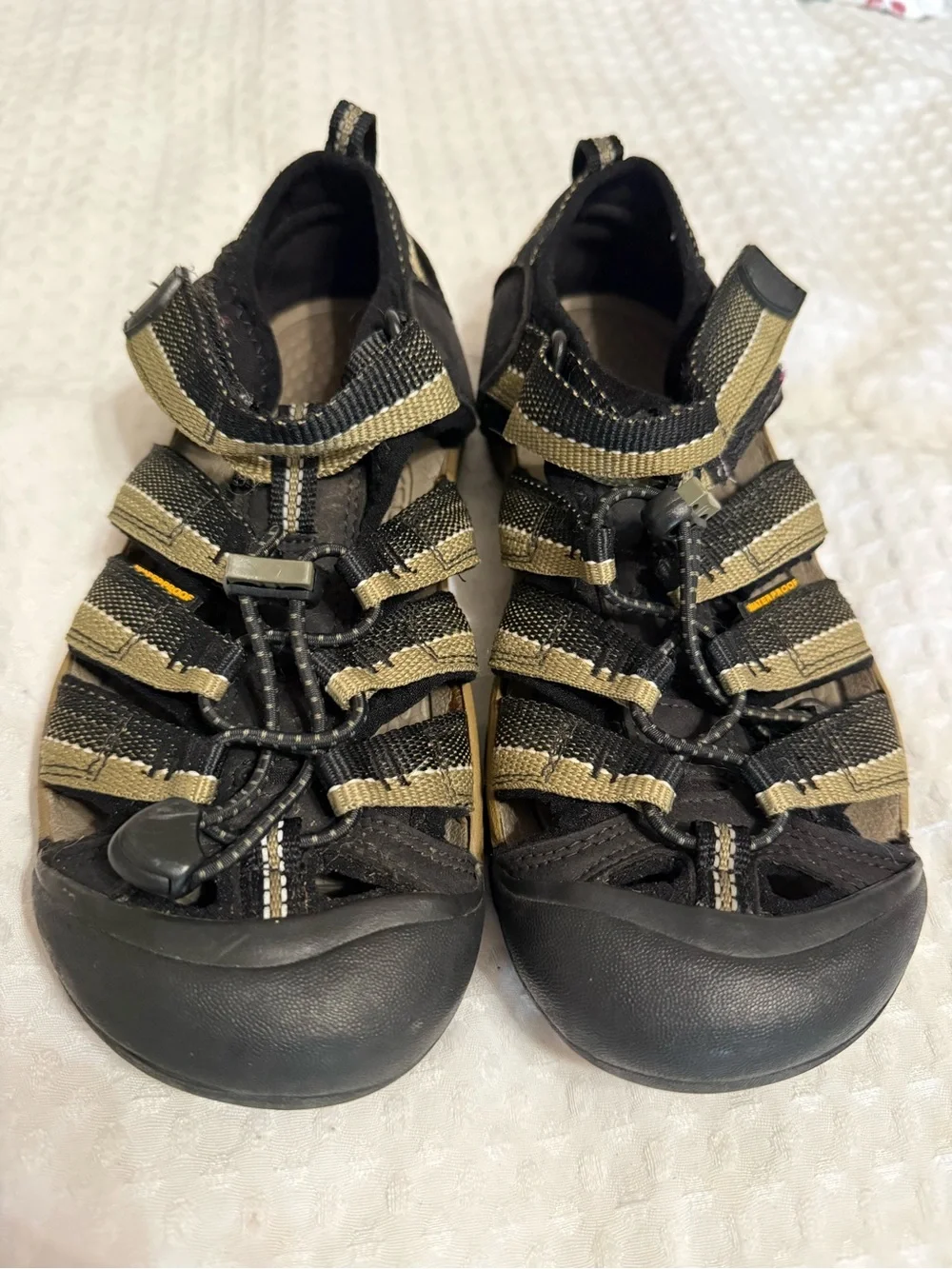 Keen Kids Newport Black and Tan Outdoor Sandals
